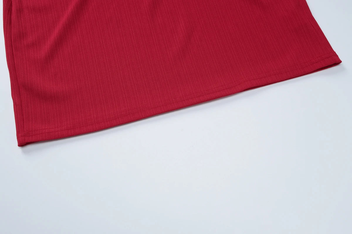 Skirts set - Women 2024 Summer Autumn Crop Tank Tops Mini Skirt Party Club Two Piece Set Outfit Basic Wholesale Items For Business