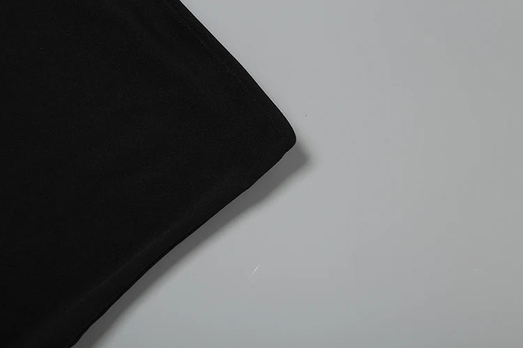 Mini Dresses - Black White Patchwork Dress Women Chest Wrap Backless Ruffles 2025 Y2K Sweet Girl Trend Chic Streetwear Mini Bodycon