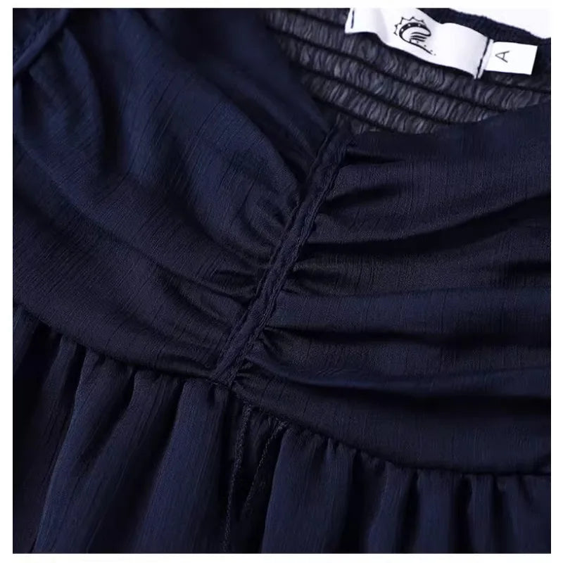 Camis - Mesh Camis Summer Off Shoulder Irregular Casual Hot Girls Camisoles Summer Solid Ruffles Sexy Vests Trendy Female Clothes Tops