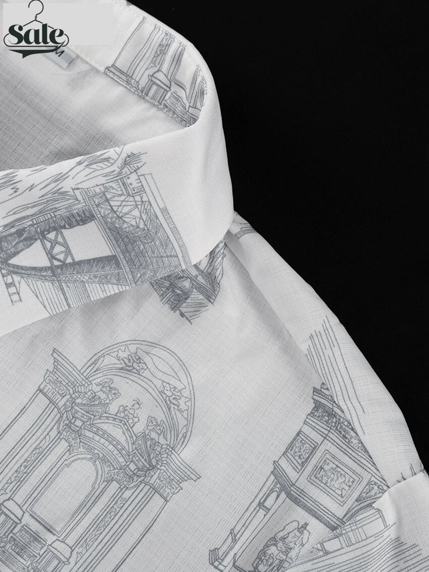 Skirt Sets - Summer Loose Print 2 Piece Sets Women Outfit 2024 Elegant Short Sleeve Shirt With High Waist Lace-Up Mini Skirts Set