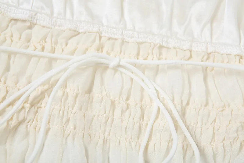 Matching Sets - Chiffon Lace Sexy Skirt Two Piece Sets Women Halter Crop Tops And Maxi Skirt Ladies Fashion Woman Long Dress Set