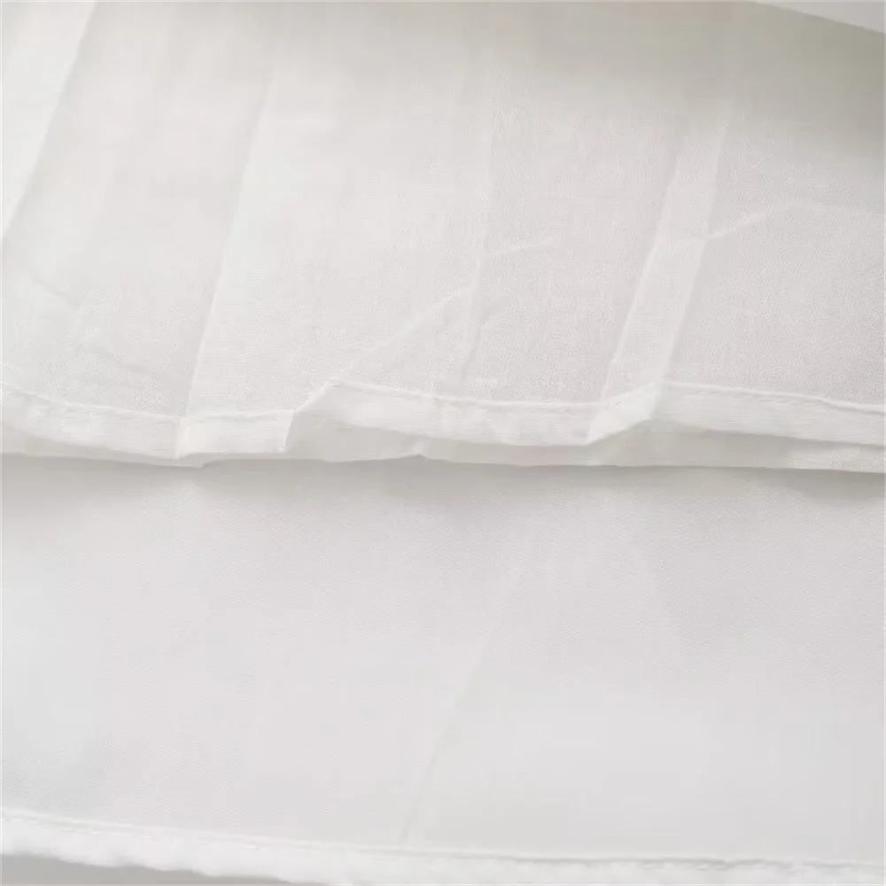 Vacation Dresses - Summer New Women's Fashion Style Slimming Sweet Solid Color Versatile Embroidered Lace Splicing Dress