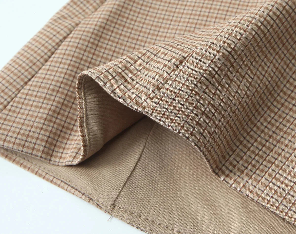 Plaid Shorts Sets for Women 2 Pieces 2025 New Fashion Off Shulder Short Tops Women Suit Two Piece Set Women Outfit