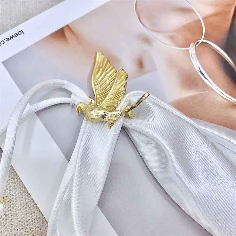 Elegant Dresses - Solid Color White Lace Up Backless Women's Dresses Retro Roman Mythology Knitted Pearl Elastic Fishbone Dress 2025