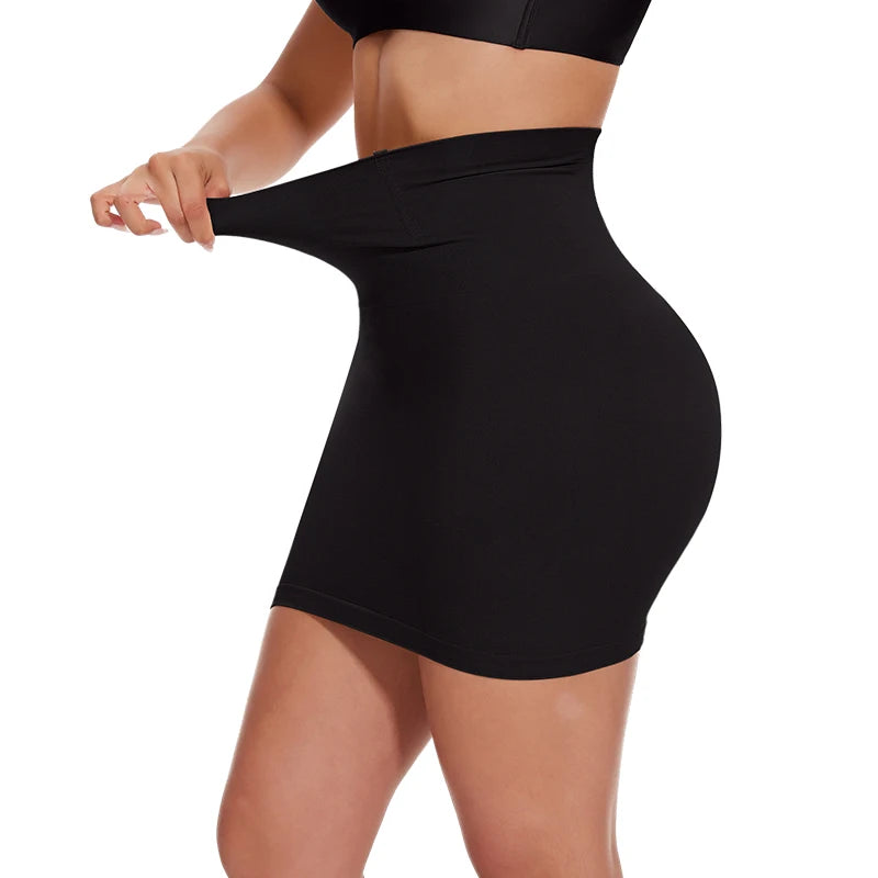 Shapers - Half Slips for Under Dress Women Shapewear Tummy Control Slim Waist Body Shaper Half Skirts Thongs 2 in 1 Butt Lifter Underwear