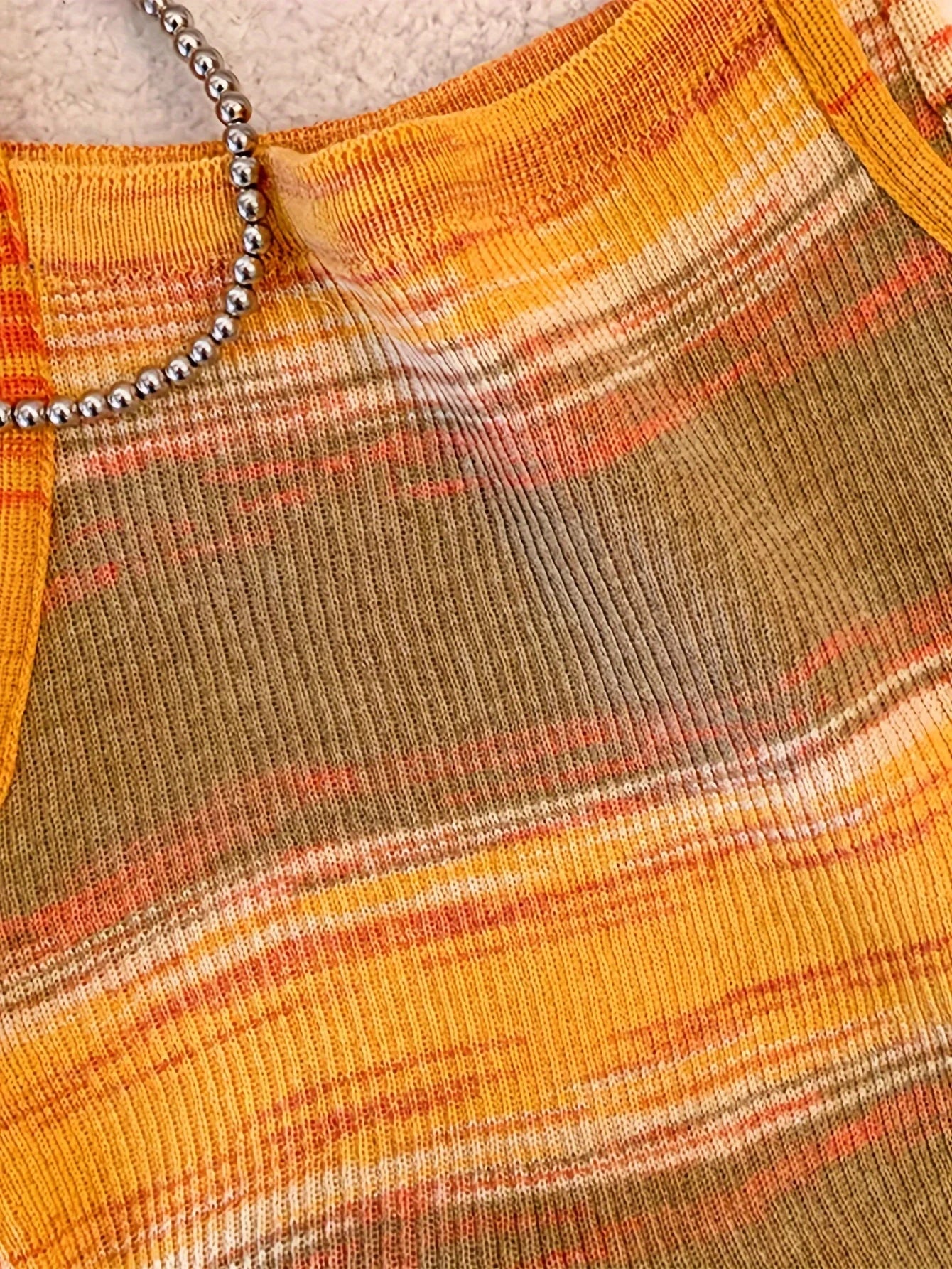 Knit Camis - 2024 Comfortable and Stylish Striped Ribbed Knit Cami Top for Women Sleeveless Square Neck Casual Top Rainbow Crop Top