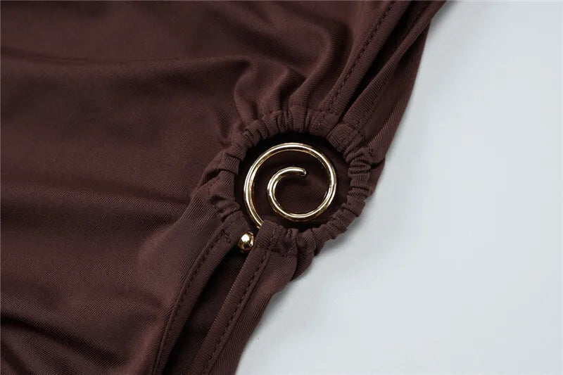 Elegant Dresses - Oblique Shoulder Backless Sexy Maxi Dress For Women Fashion Off-shoulder Sleeveless High Waist Bodycon Club Long Dress