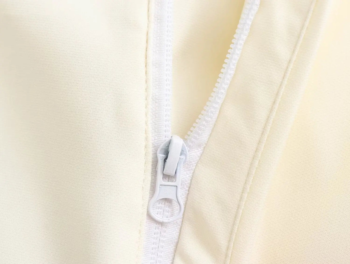 Matching Sets - Spring SummerWomen Casual Solid Suits Strapless Zipper Slim Vests+High Waist Zipper Pants Fashion Women Vintage Suit