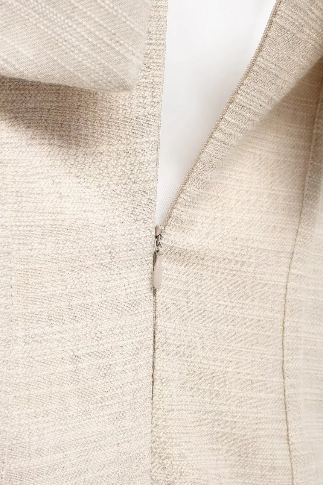 Pants Sets - Women Elegant Solid Slim Back Zipper Side Slit Crop Design Slash Neck Top+High-Waisted Zip-up Loose Long Pant 2 Piece Set