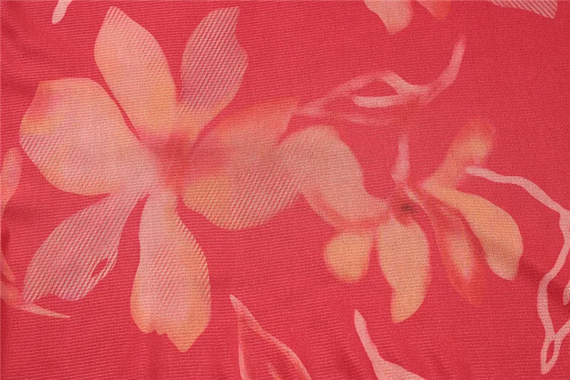 Party Dresses - Halter Deep V Neck Ruffled Sexy Maxi Dress For Women Fashion Sleeveless Backless High Waist Bodycon Club Printed Dress