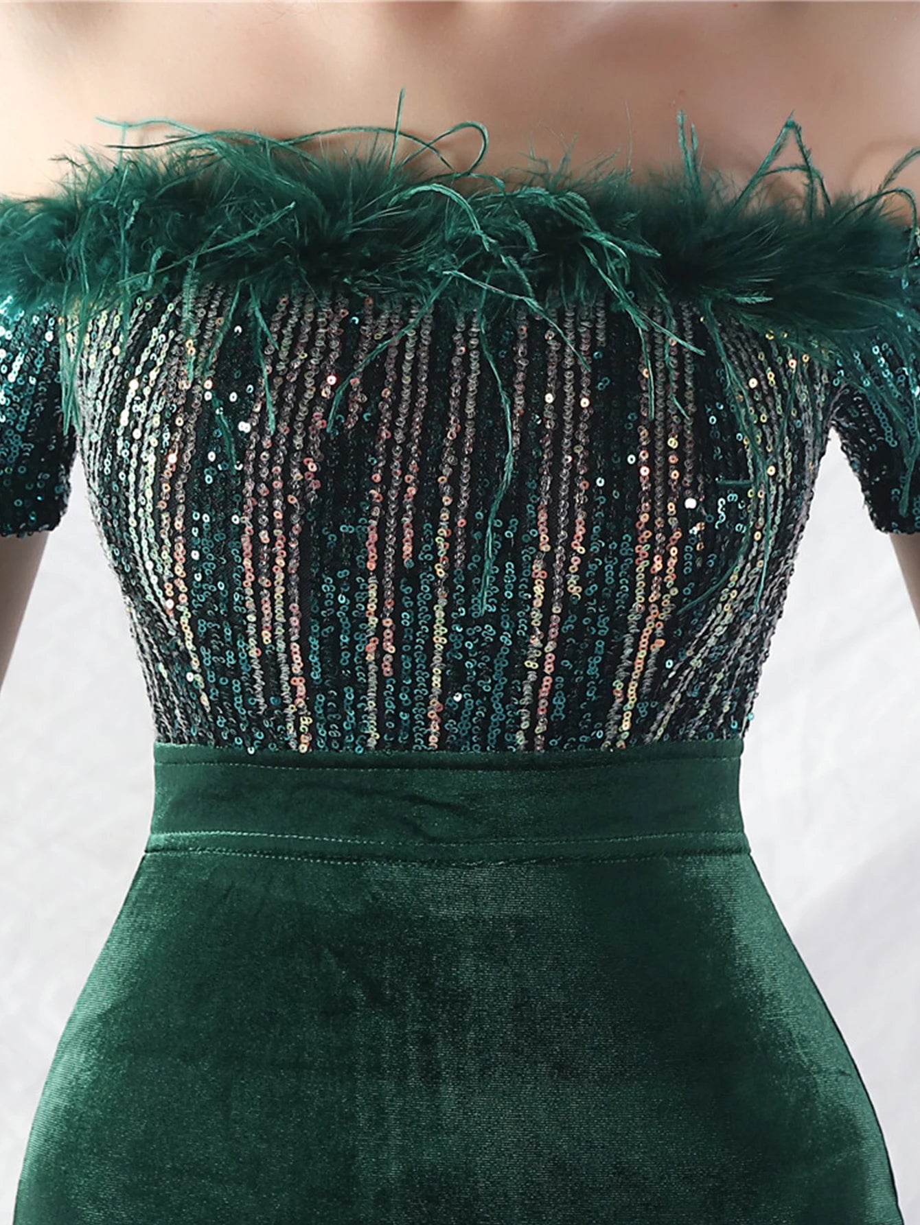 Elegant Dresses - Sexy elegant long wedding evening dresses for women luxury velvet birthday party dress woman maxi sequin summer dress vestidos