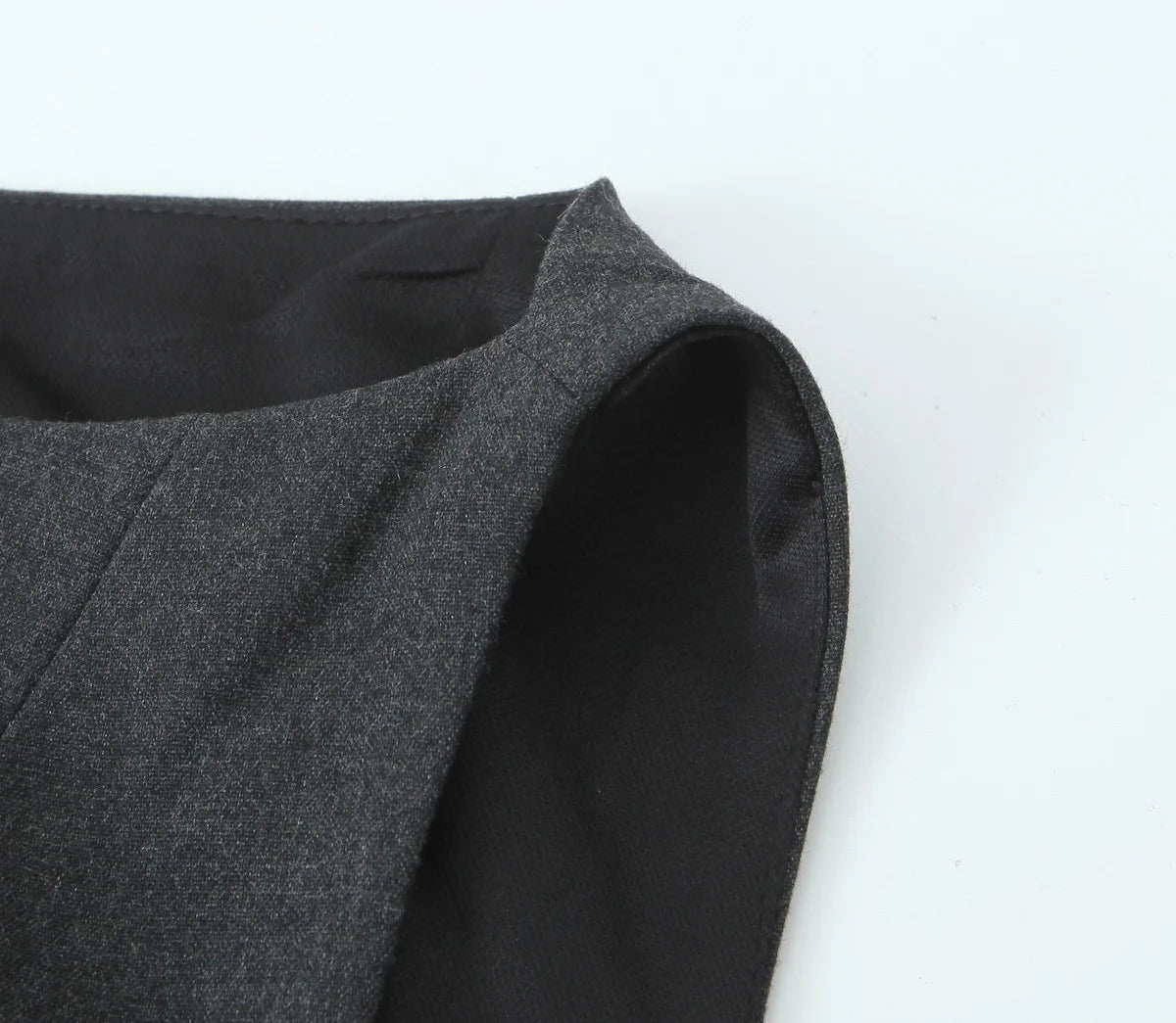 Peplum Tops - Women's New Fashion Simple Stacked Decorative Slim Fit 3-Color Top Female Elegant Round Neck Sleeveless Ruffle Zipper Top