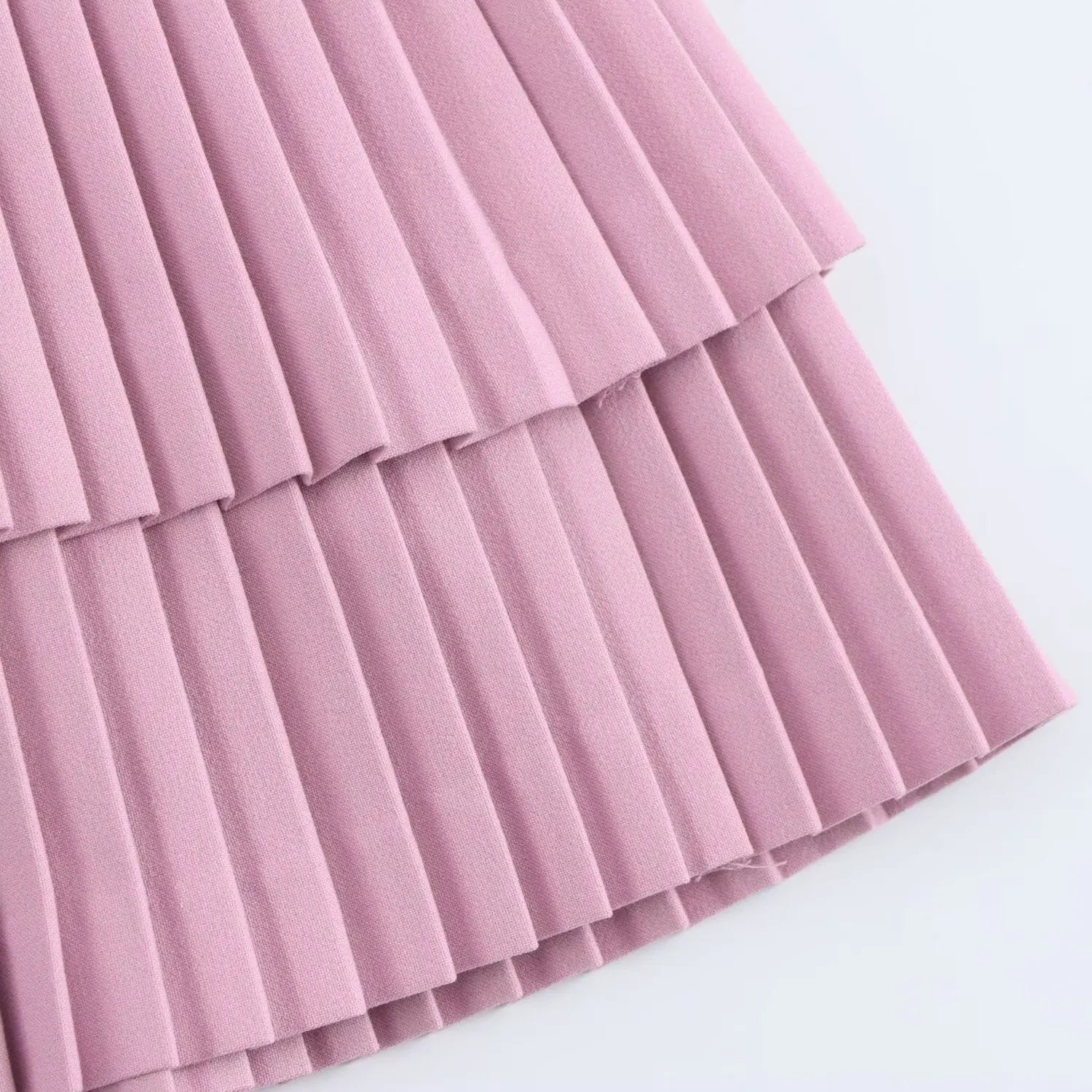 Mini Dresses - Women Fashion Square Collar Sleeveless Solid Mini Dress Female Summer Pleated Dress Chic High Street Slim Short Dress