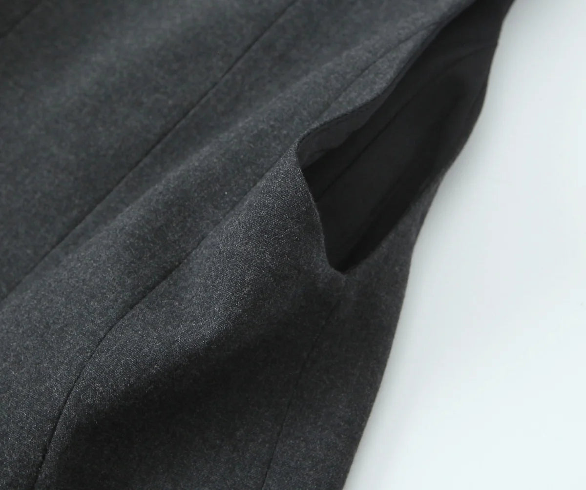 Peplum Tops - Women's New Fashion Simple Stacked Decorative Slim Fit 3-Color Top Female Elegant Round Neck Sleeveless Ruffle Zipper Top