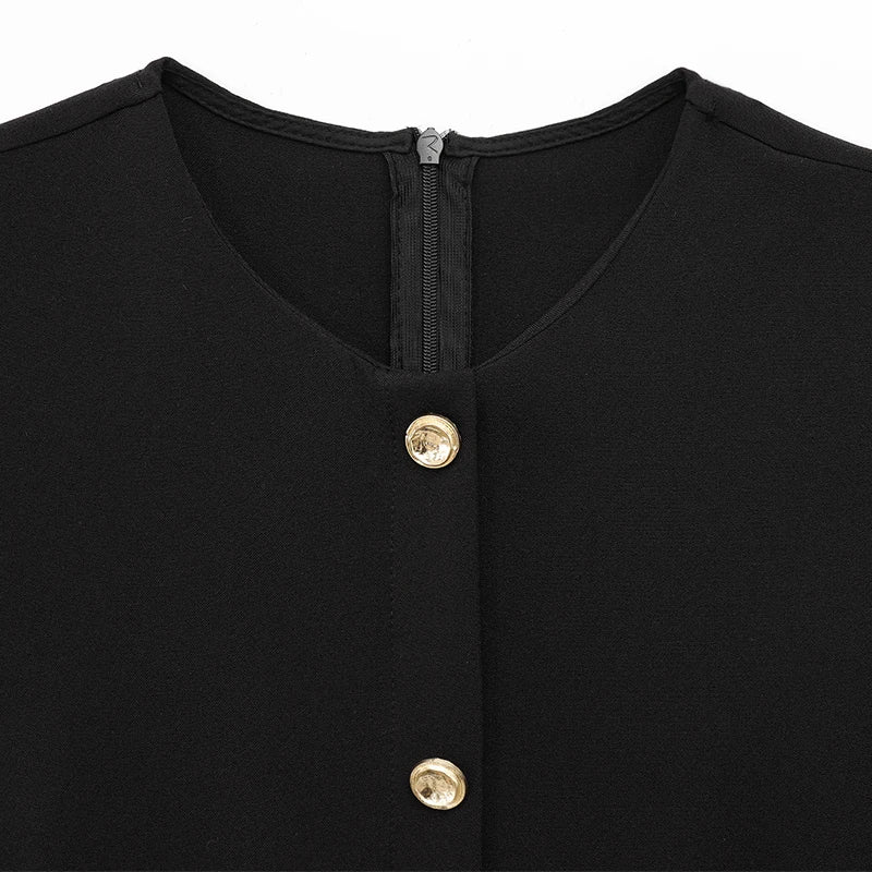 Buttoned Dresses - Long Dress With Belt Women Slim Single Breasted Front Split Sleeveless Female Dresses 2025 Summer Lady Vestido