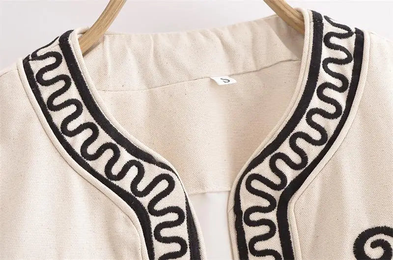 Jackets - Autumn New Jackets Women's 2024 New Chic Embroidery Elegant Young Women's Jacket Coat Fashion Street Joker Holiday Jacket