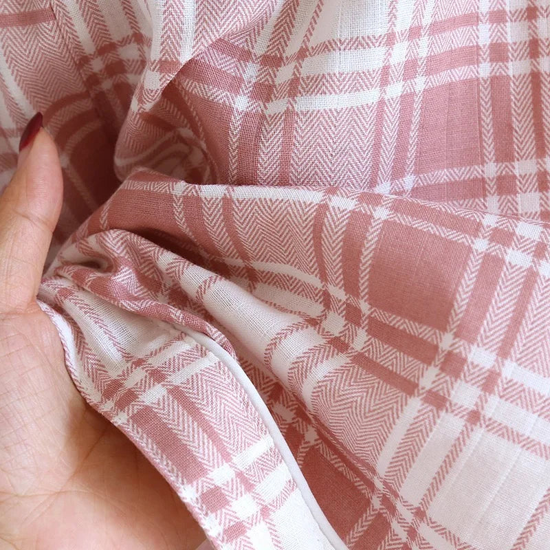 Pajamas - 100% Cotton Women's pajamas Summer Pajama Set Loose-fit Short Sleeve Shorts Trousers Three-piece Thin Homewear