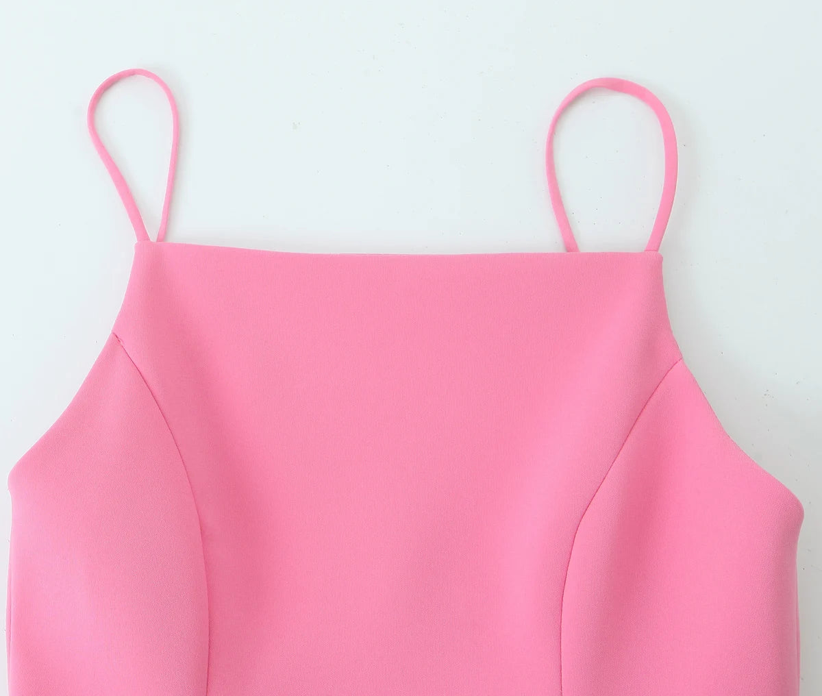 Casual Dresses - Sweet Romantic Chic Women Dress Solid Pink Pleated Sleeveless Mini Vestidos New Fashion 2025 Summer Vacation Date Dress