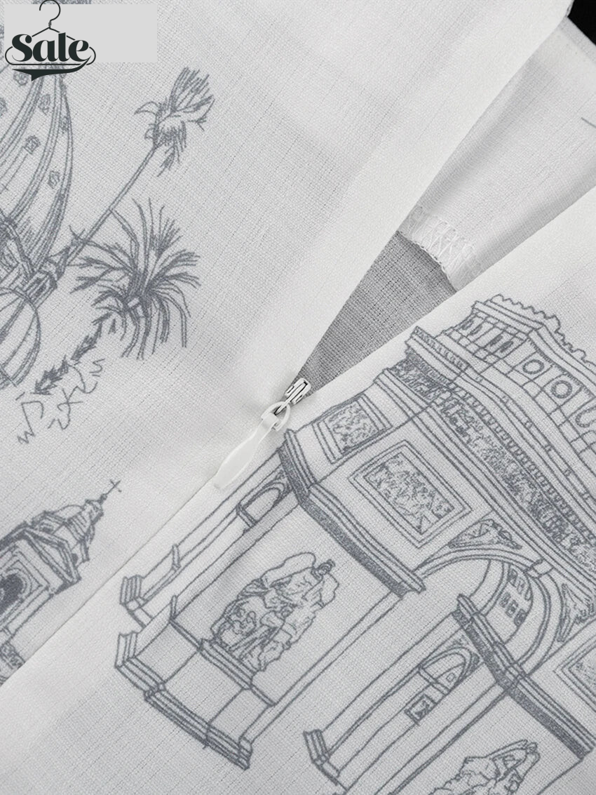 Skirt Sets - Summer Loose Print 2 Piece Sets Women Outfit 2024 Elegant Short Sleeve Shirt With High Waist Lace-Up Mini Skirts Set