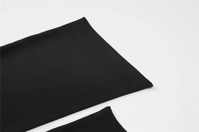 Elegant Dresses - Halter Backless Sexy Maxi Dress For Women Black Satin Hollow Out Sleeveless Strapless Bodycon Club Long Dress Elegant