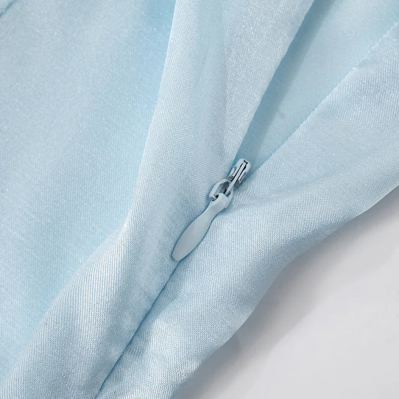 Elegant Dresses - Patchwork Sexy Diagonal Collar Women Maxi Dress Backless High Wasit Dress Spring New Elegant Party Evening Dress 2025