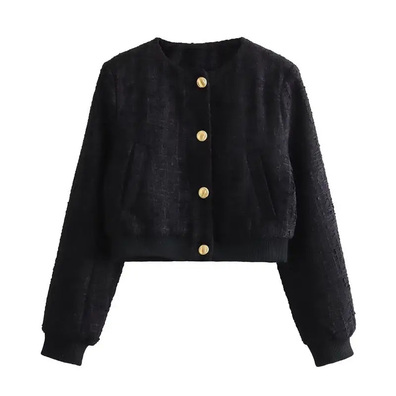 Crop Jackets - Autumn New Jacket 2024 Women's Coat Jacket Fashion Warm Street Short Coat Chic Joker Youth Jackets