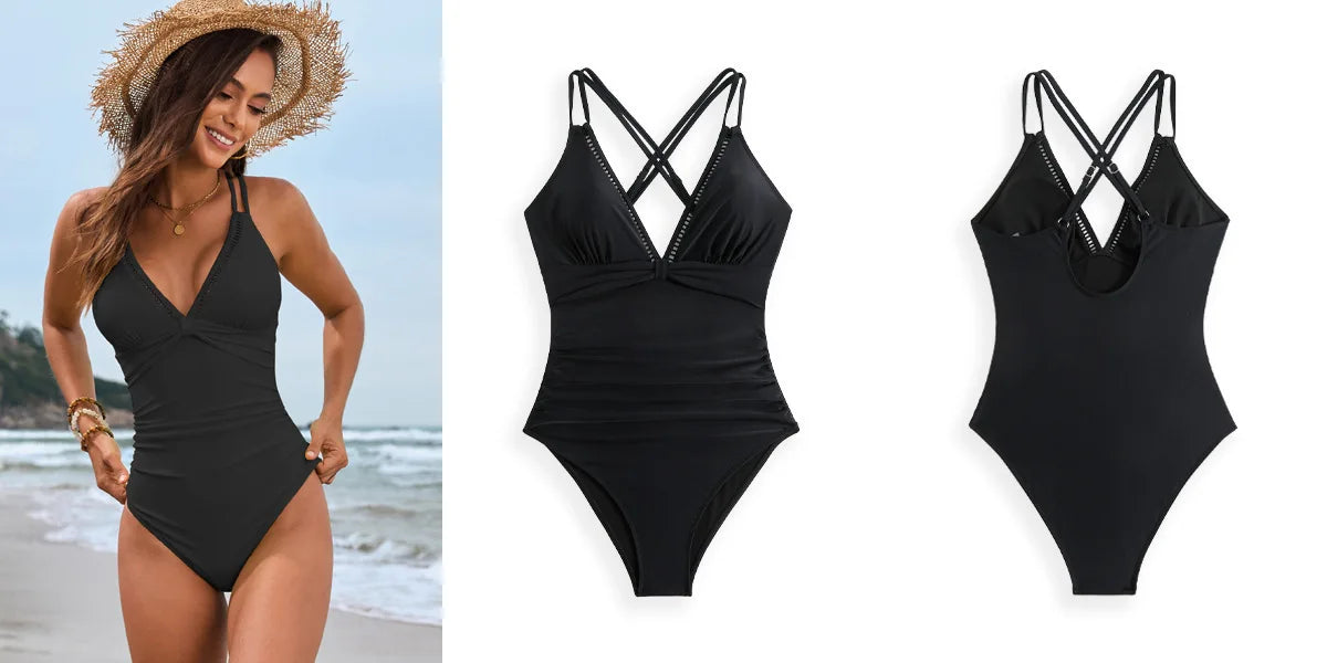 Swimwear - New Sexy One Piece Swimsuits Closed Women's Swimwear Push Up For Swimming Wear Body Bathing Suits Beachwear Pool Bather 2025