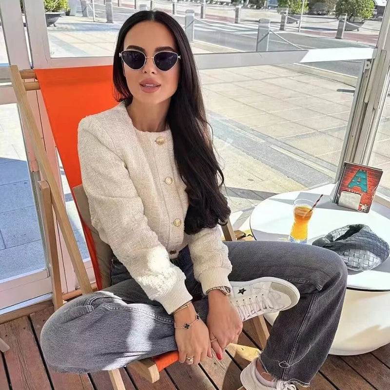 Crop Jackets - Autumn New Jacket 2024 Women's Coat Jacket Fashion Warm Street Short Coat Chic Joker Youth Jackets