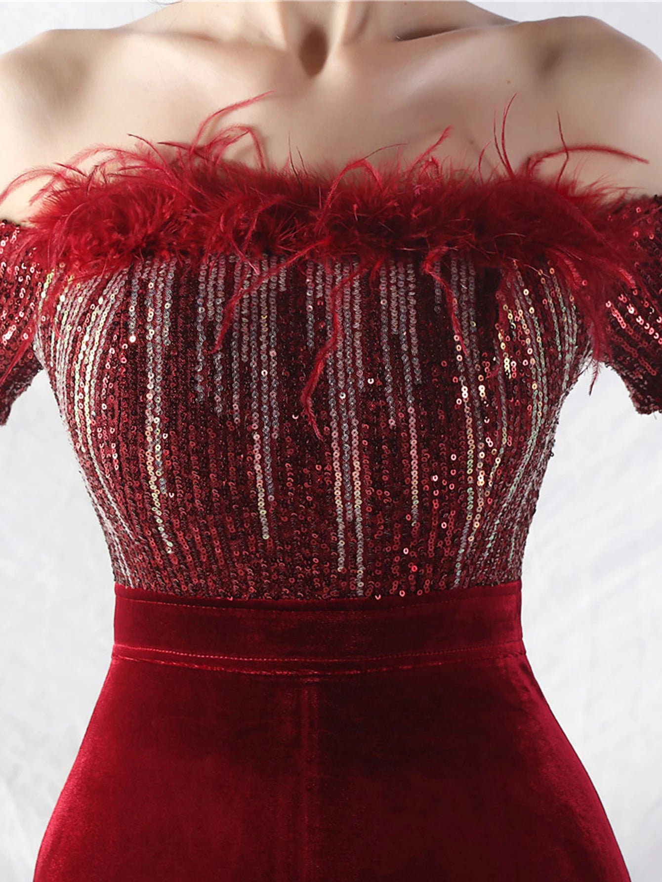 Elegant Dresses - Sexy elegant long wedding evening dresses for women luxury velvet birthday party dress woman maxi sequin summer dress vestidos