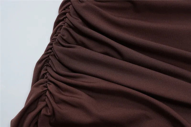 Elegant Dresses - Oblique Shoulder Backless Sexy Maxi Dress For Women Fashion Off-shoulder Sleeveless High Waist Bodycon Club Long Dress