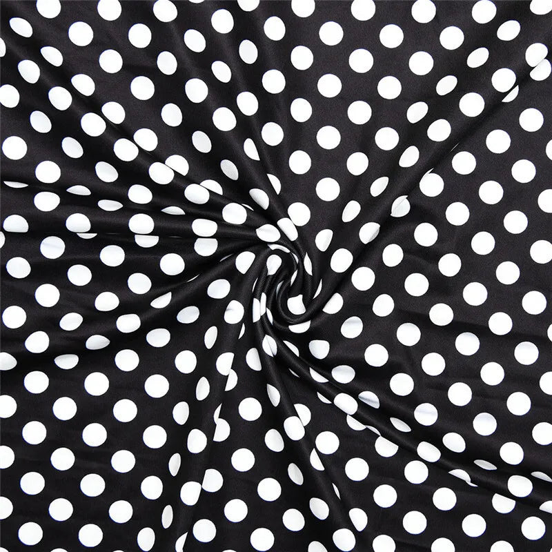 Halter Dresses - Off-shoulder Polka Dot Maxi Dress For Women Gown Fashion Halter Sleeveless Backless bodycon Split Long Dress Elegant