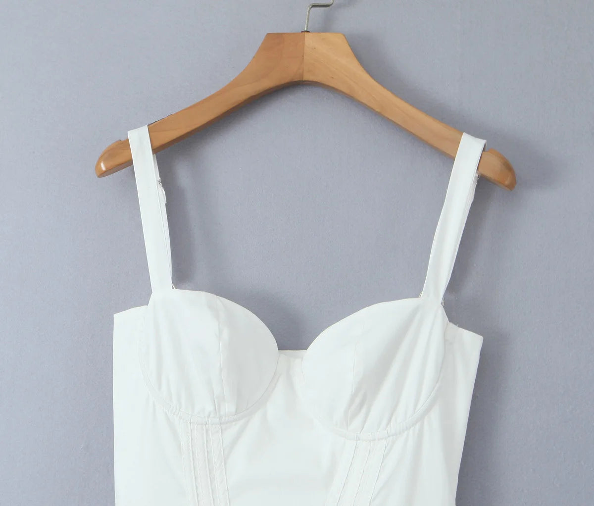 Midi Dresses - women's clothing French white waist slimming suspender dress female summer three-dimensional