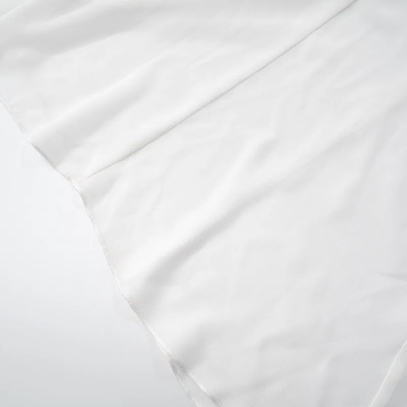 See-through Dresses - Transparent Mesh Summer Beach Dress White Black Sexy Vacation Outfits Backless Maxi Long Dresses Woman 2025 C85-DD19