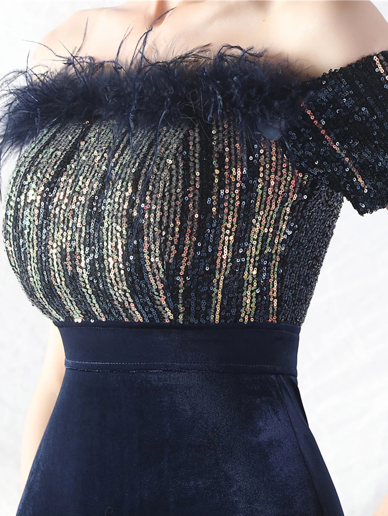 Elegant Dresses - Sexy elegant long wedding evening dresses for women luxury velvet birthday party dress woman maxi sequin summer dress vestidos