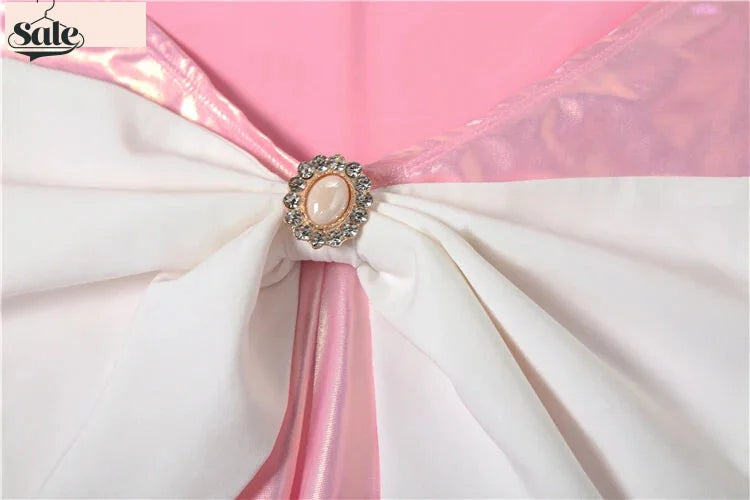 Elegant Dresses - Bow Applique Dress Women Sexy Halter Lace-Up Strapless Backless Robe Banquet Party Sleeveless Long Bodycon Vestidos