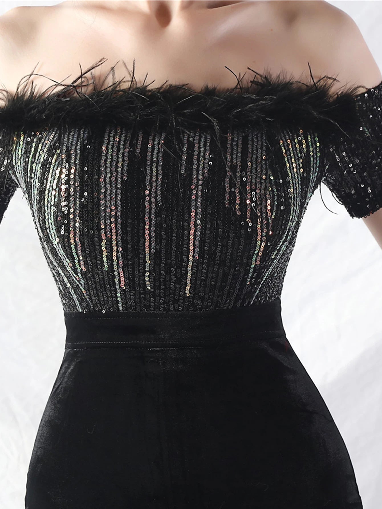 Elegant Dresses - Sexy elegant long wedding evening dresses for women luxury velvet birthday party dress woman maxi sequin summer dress vestidos