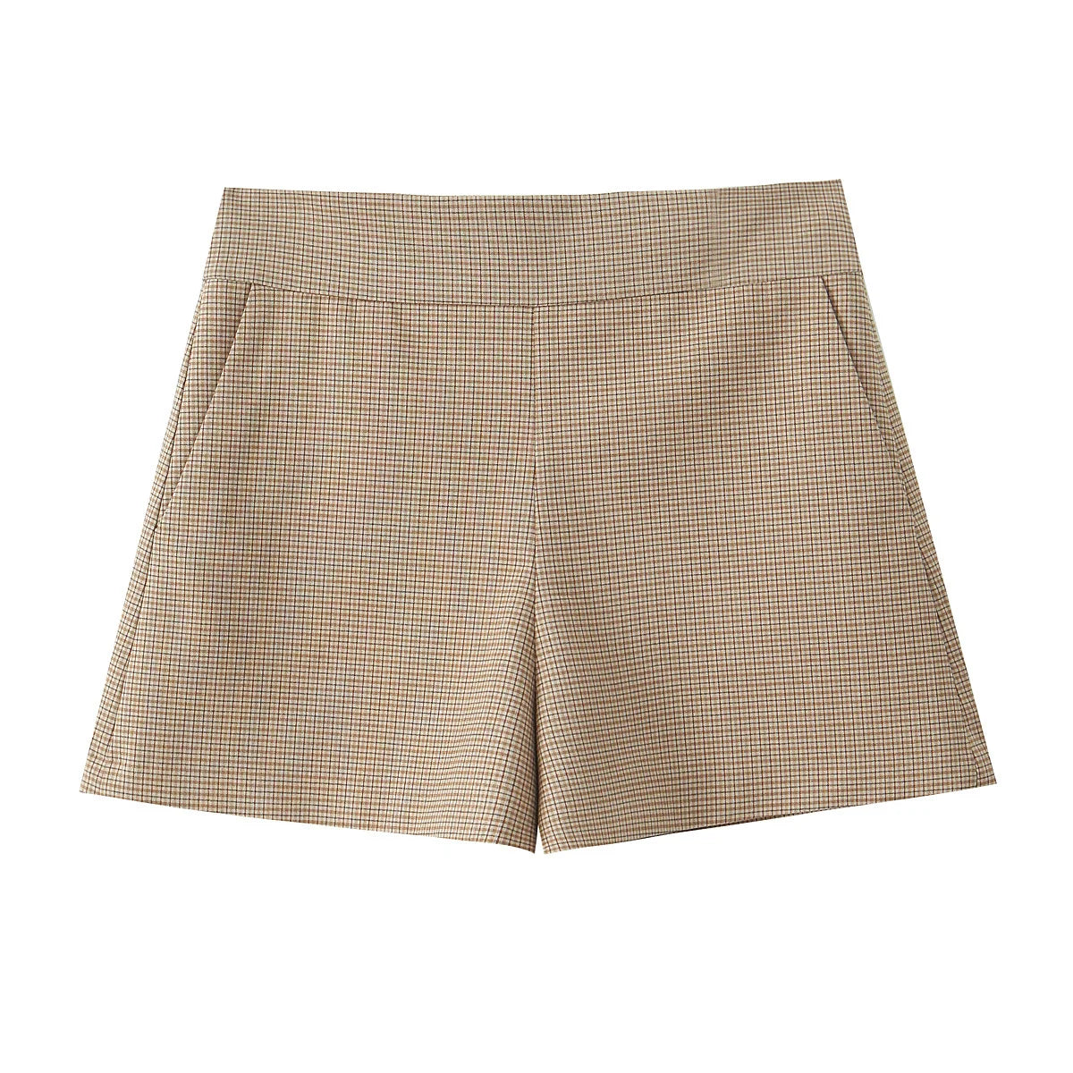 Plaid Shorts Sets for Women 2 Pieces 2025 New Fashion Off Shulder Short Tops Women Suit Two Piece Set Women Outfit