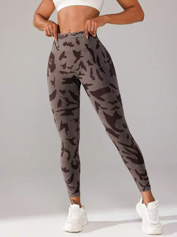 Sporty Pants - Military Camo Sports Leggings for Every Workout