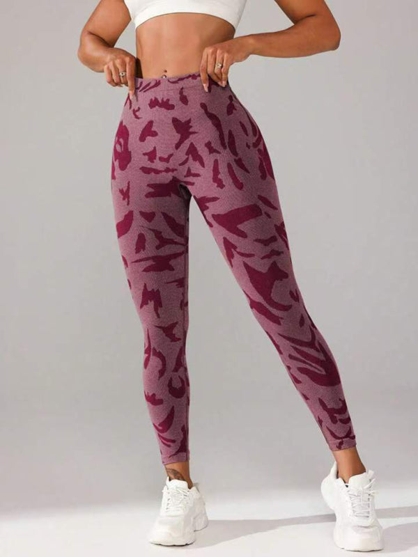 Sporty Pants - Military Camo Sports Leggings for Every Workout