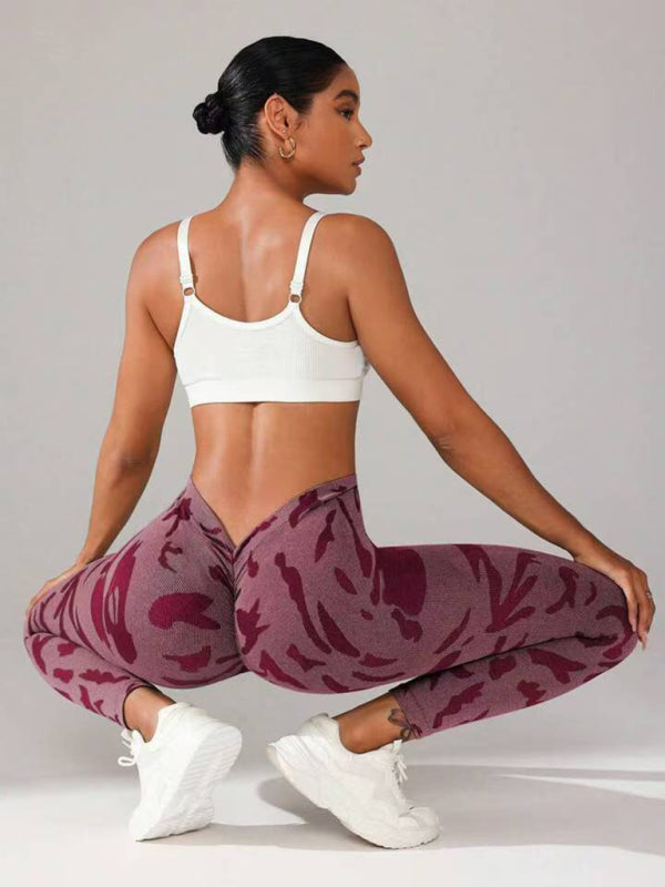 Sporty Pants - Military Camo Sports Leggings for Every Workout