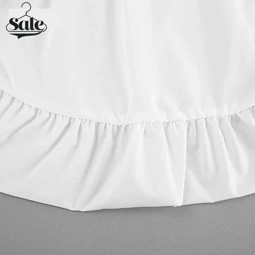 Strapless Dresses- Strapless Pleated Mini Dress with Smocked Back- - Chuzko Women Clothing