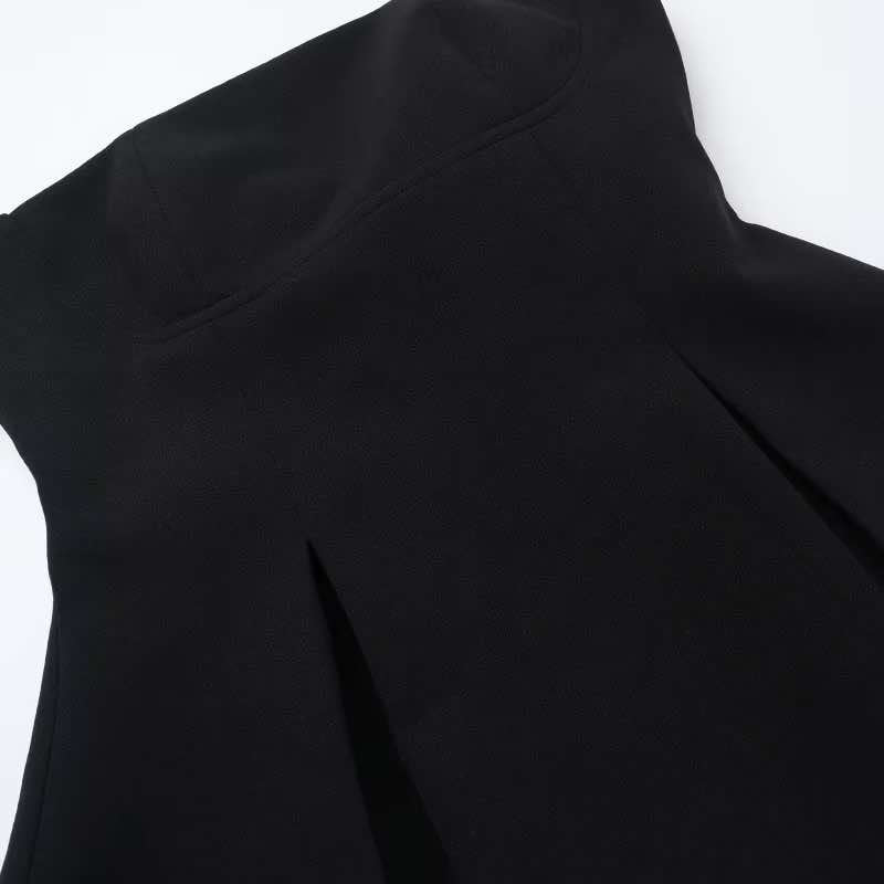 Summer Dresses - Blue Strapless Party Dress with Bowknot Back