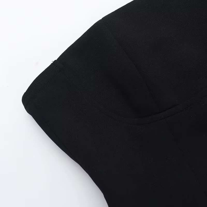 Summer Dresses - Blue Strapless Party Dress with Bowknot Back