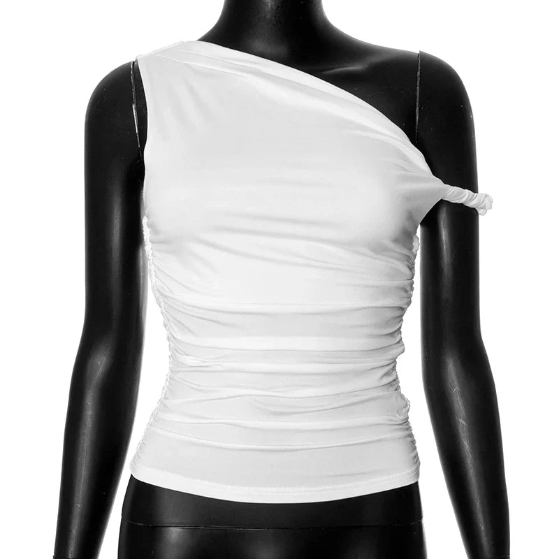 One-Shoulder Slim Fit Top
