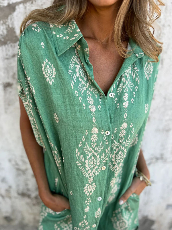 Summer dresses - Breathable Cotton-Linen Summer Dress for Women