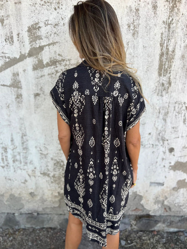 Summer dresses - Breathable Cotton-Linen Summer Dress for Women