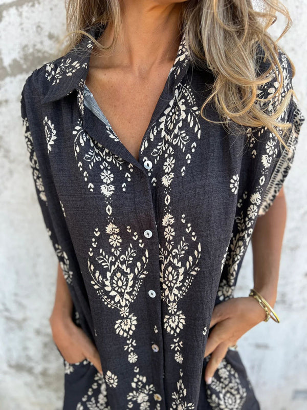 Summer dresses - Breathable Cotton-Linen Summer Dress for Women