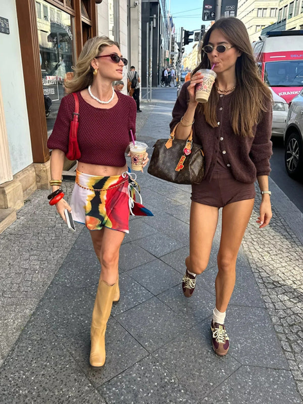 Sweaters - Backless Bolero Crop Knit Sweater