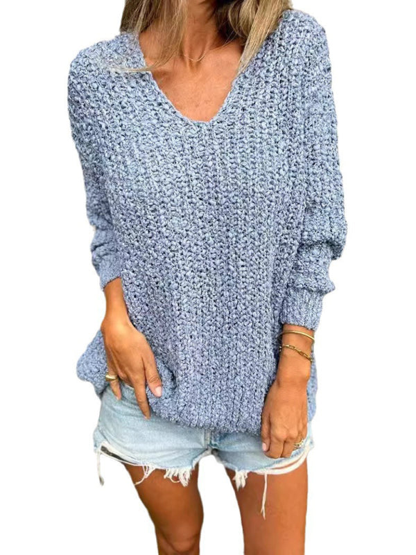 Sweaters - Essential Knitted V-Neck Sweaters for Stylish Layering