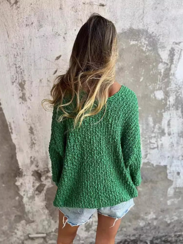 Sweaters - Essential Knitted V-Neck Sweaters for Stylish Layering